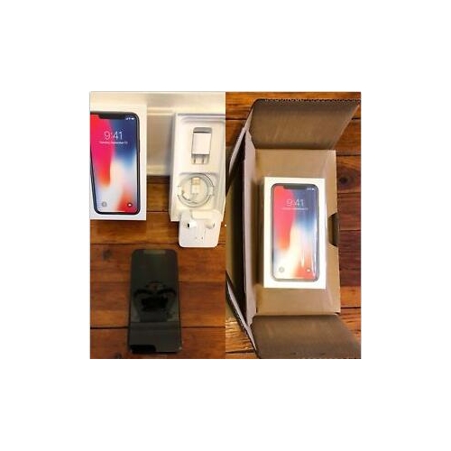 Apple iPhone X, Fully Unlocked 5.8", 256 GB Space Gray NEW-SEALED
